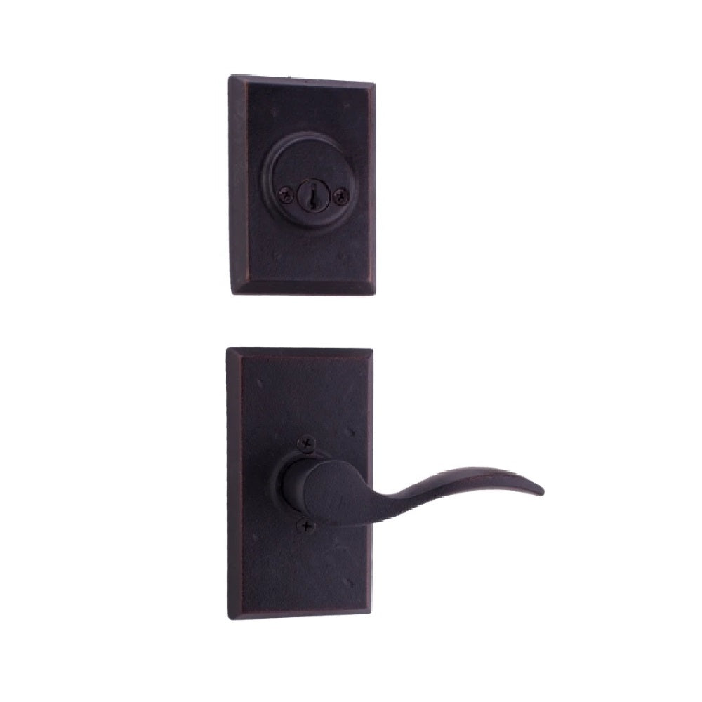 Weslock R7802--H1SL20 Carlow Aspen Interior Single Cylinder Handleset, Oil Rubbed Bronze