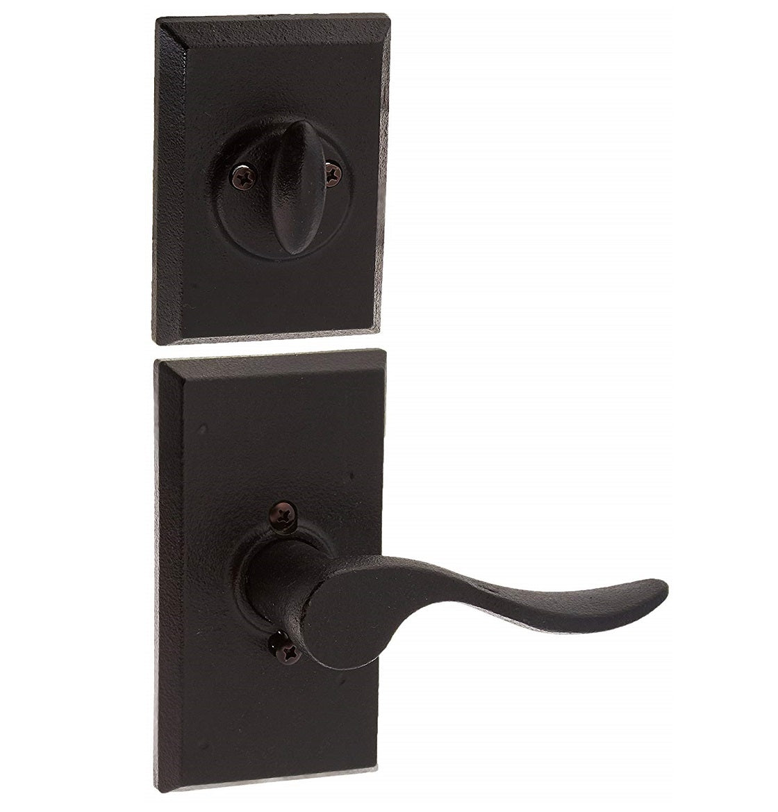 Weslock R7805--H2SL20 Carlow Aspen Right Hand Interior Dummy Handleset, Black