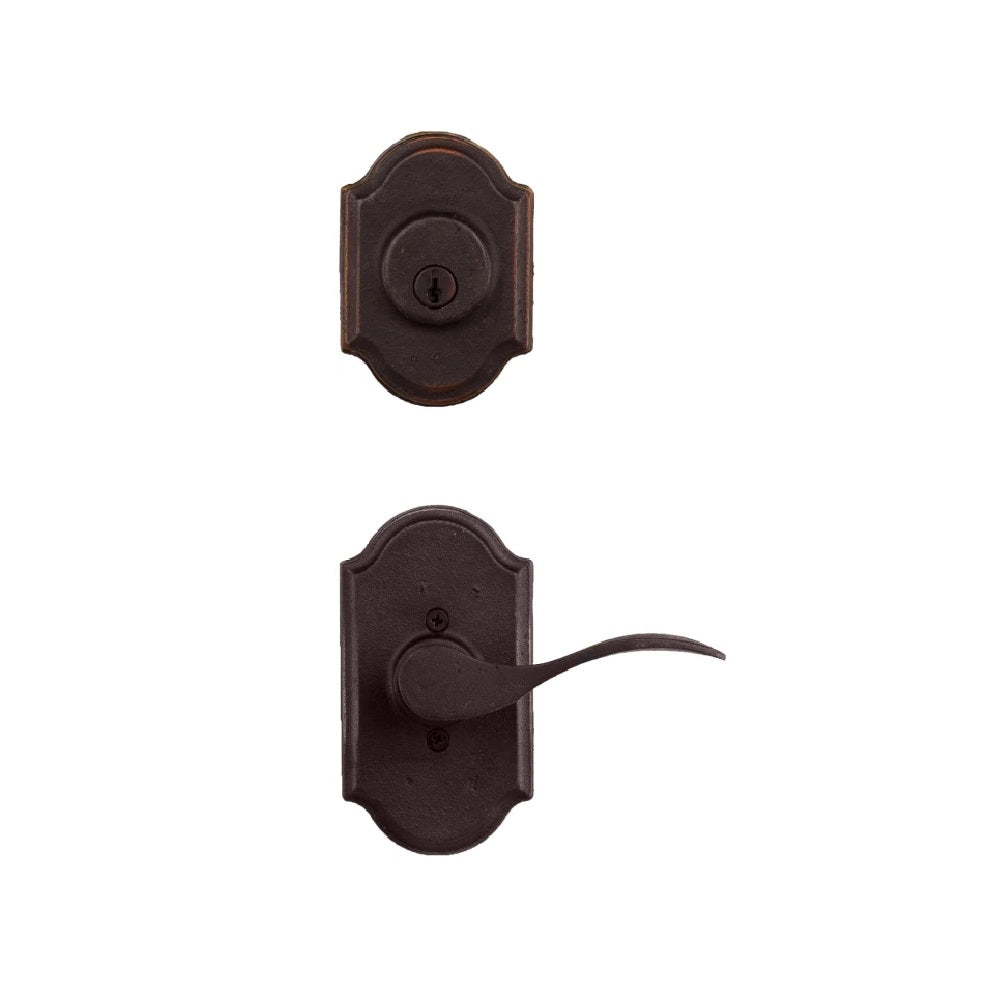 Weslock R7402--H1SL20 Castletown Double Cylinder Handleset, Oil Rubbed Bronze