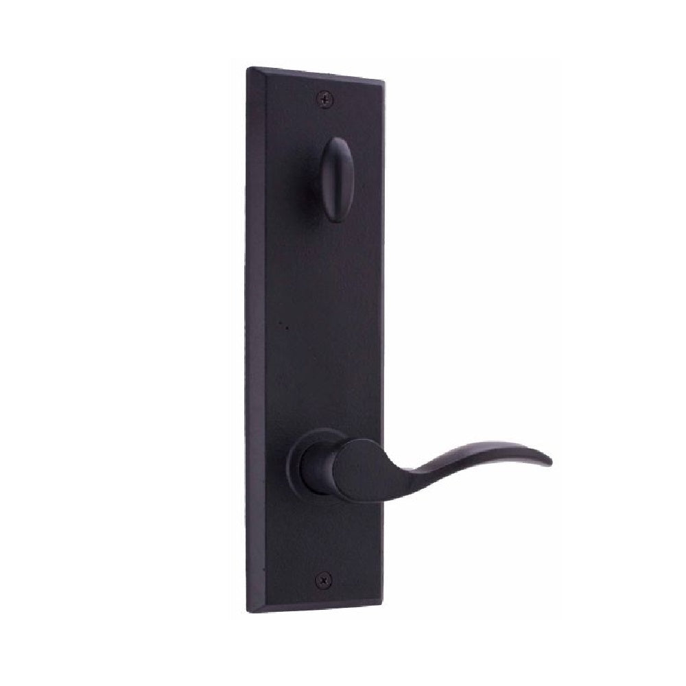 Weslock R7905--H2SL20 Greystone/Rockford Interior Dummy Handleset, Black