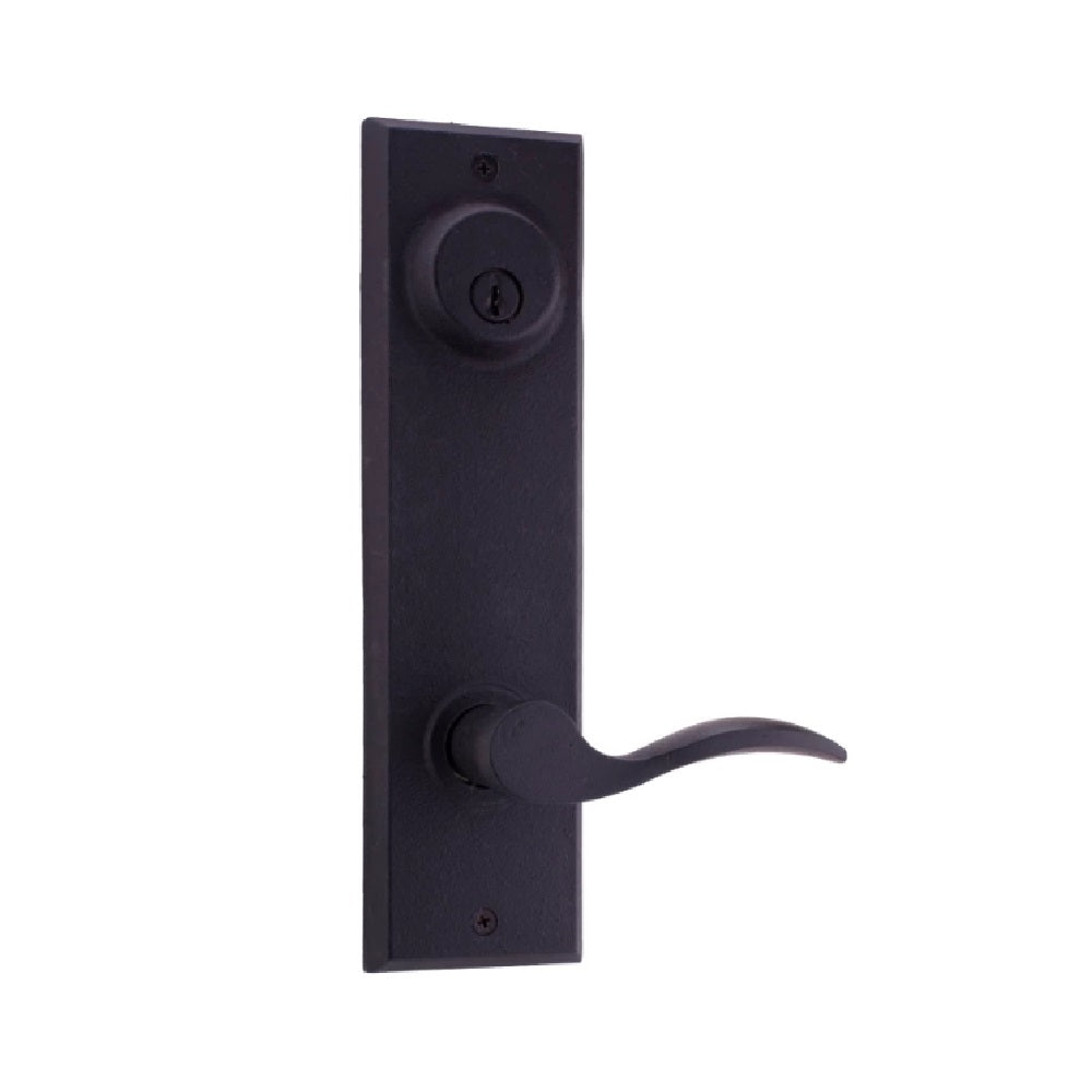Weslock R7902--H2SL20 Greystone/Rockford Interior Entry Handle, Black