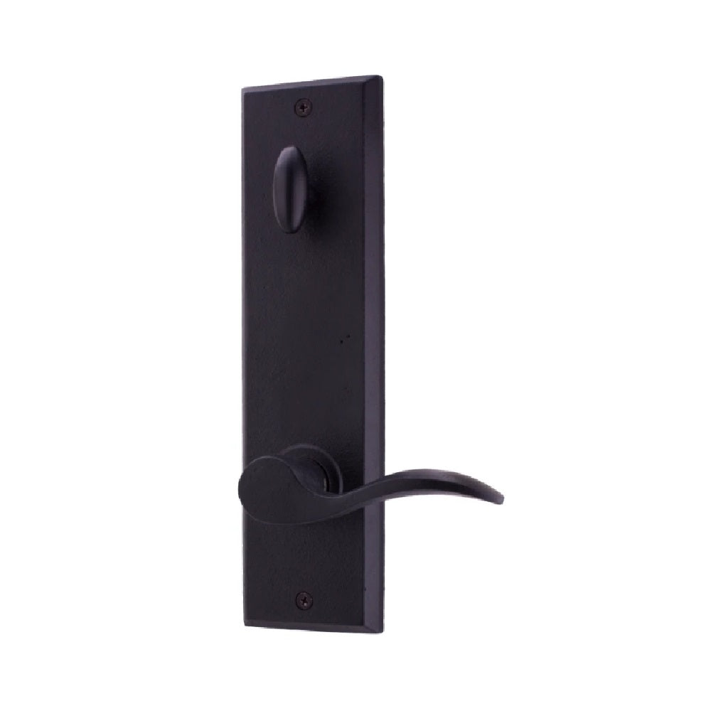 Weslock R7904--H2SL20 Greystone/Rockford Interior Interconnected Handleset, Black