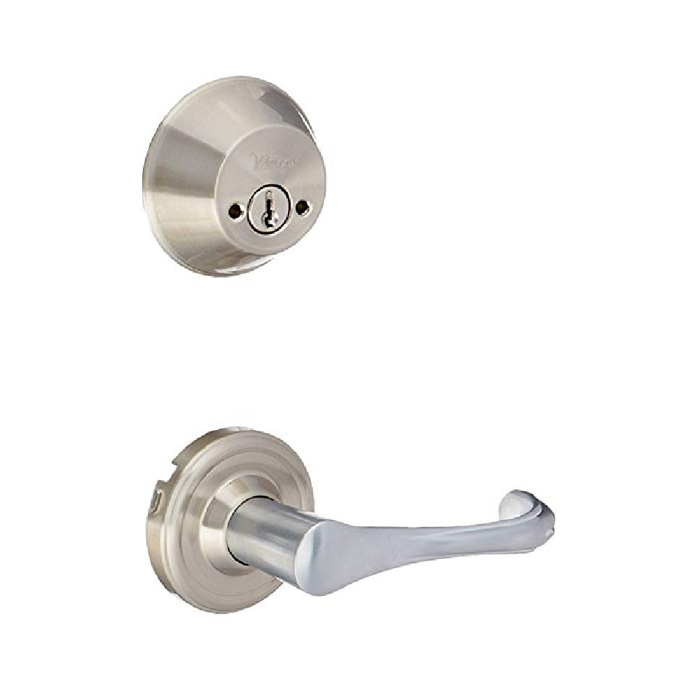 Weslock 02109--RNSL2D Provence Double Cylinder Interior Handleset, Satin Nickel