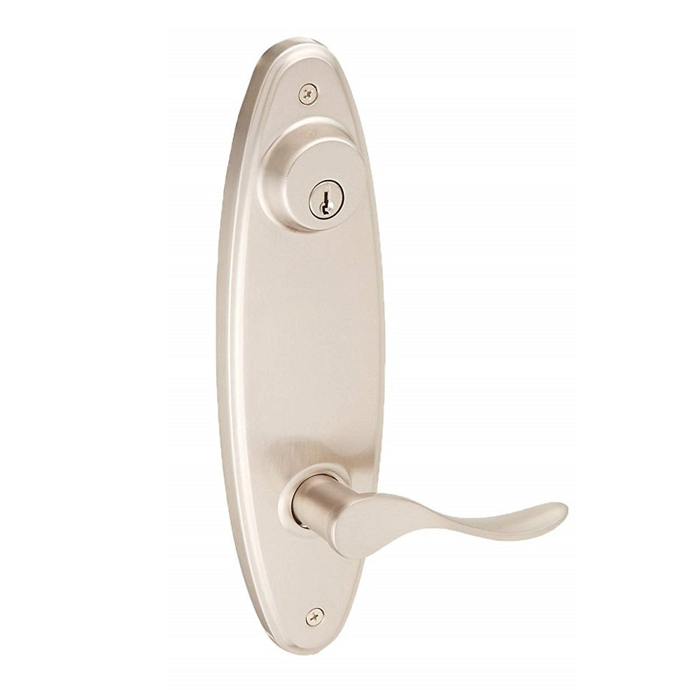 Weslock R6402--UNSL2D Right Hand Bordeau Double Cylinder Handleset, Satin Nickel