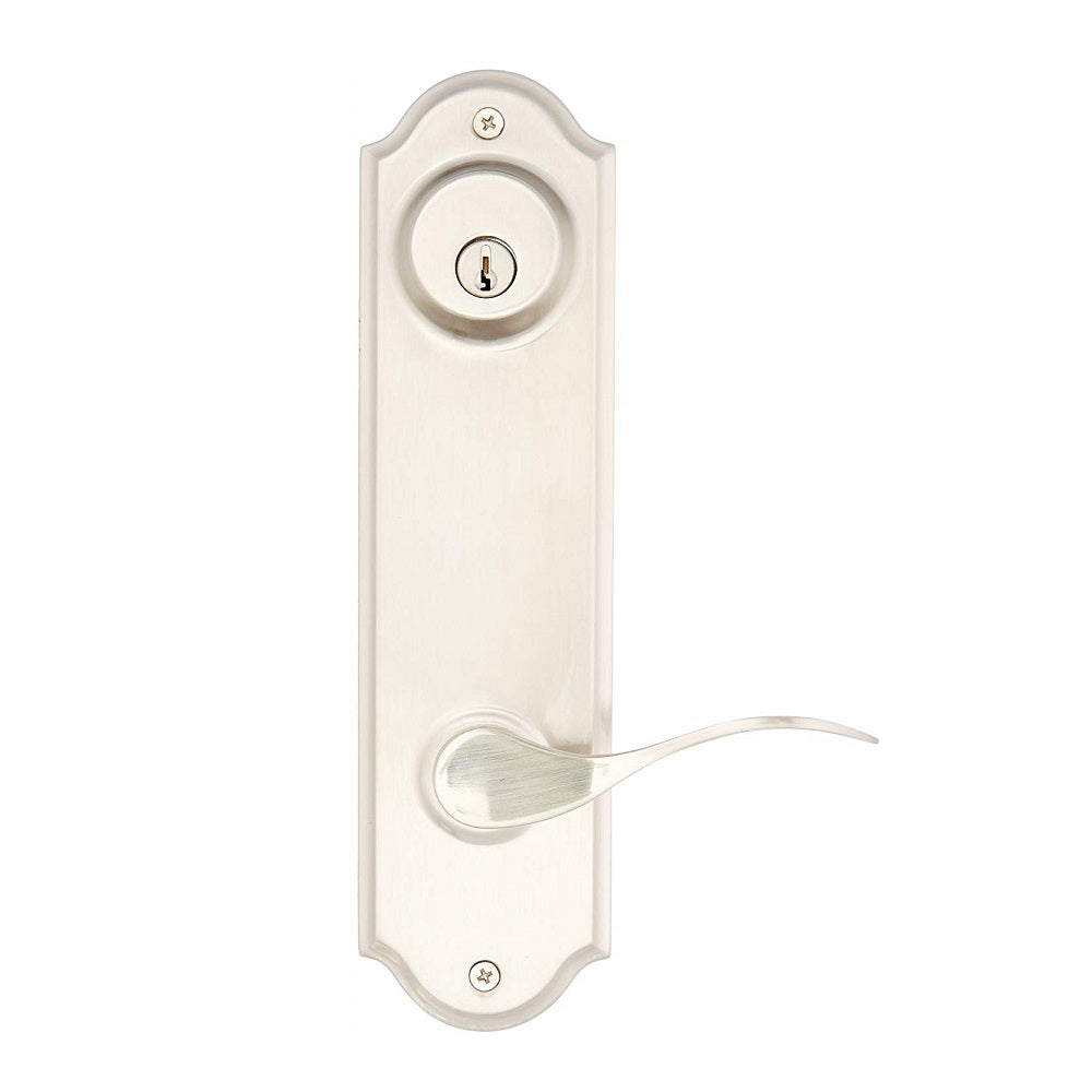 Weslock R6602--UNSL2D Right Hand Bordeau Double Cylinder Handleset, Satin Nickel