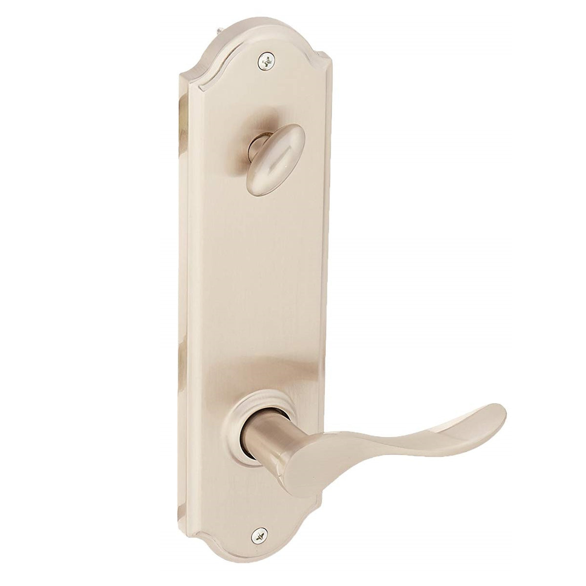 Weslock R6604--UNSL2D Right Hand Bordeau Interconnected Handleset, Satin Nickel