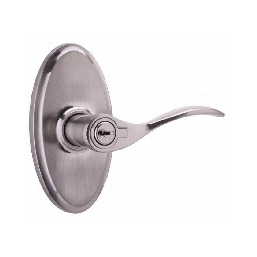 Weslock R2740UNUNSL23 Right Hand Bordeau Oval Entry Door Lever, Satin Nickel