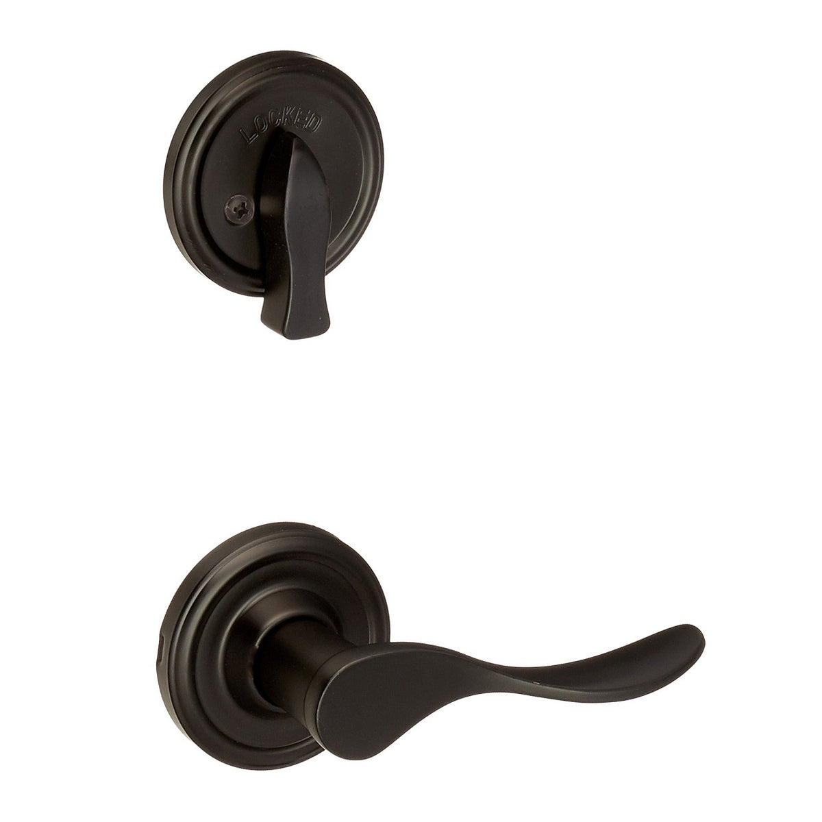Weslock R2104--U20020 Right Hand Bordeau Interior Dummy Handleset Trim, Black