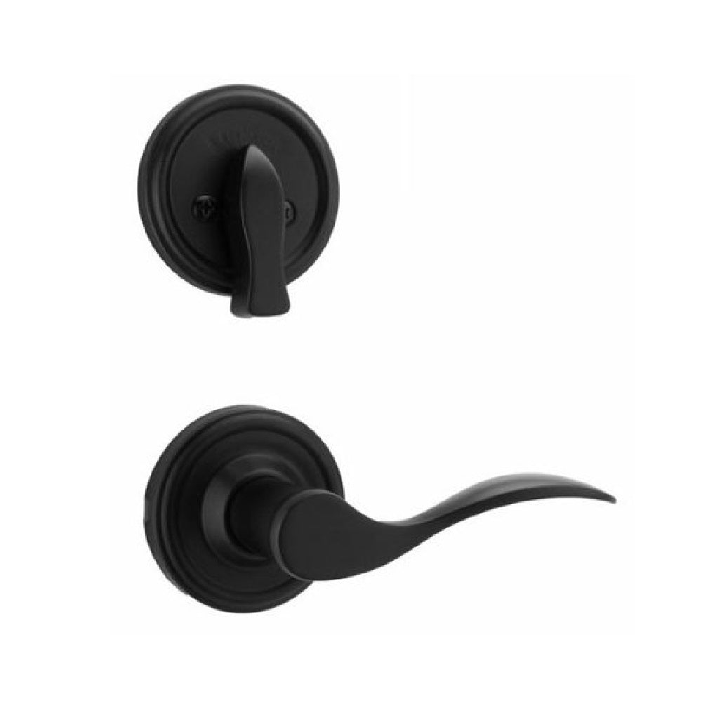 Weslock R2100--U2SL20 Right Hand Bordeau Interior Single Cylinder Handleset, Black