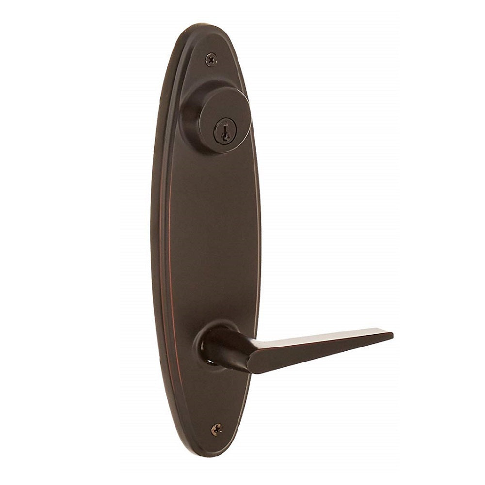 Weslock 06402--21SL2D Urbana Stanford Interior Double Cylinder Handleset, Oil Rubbed Bronze