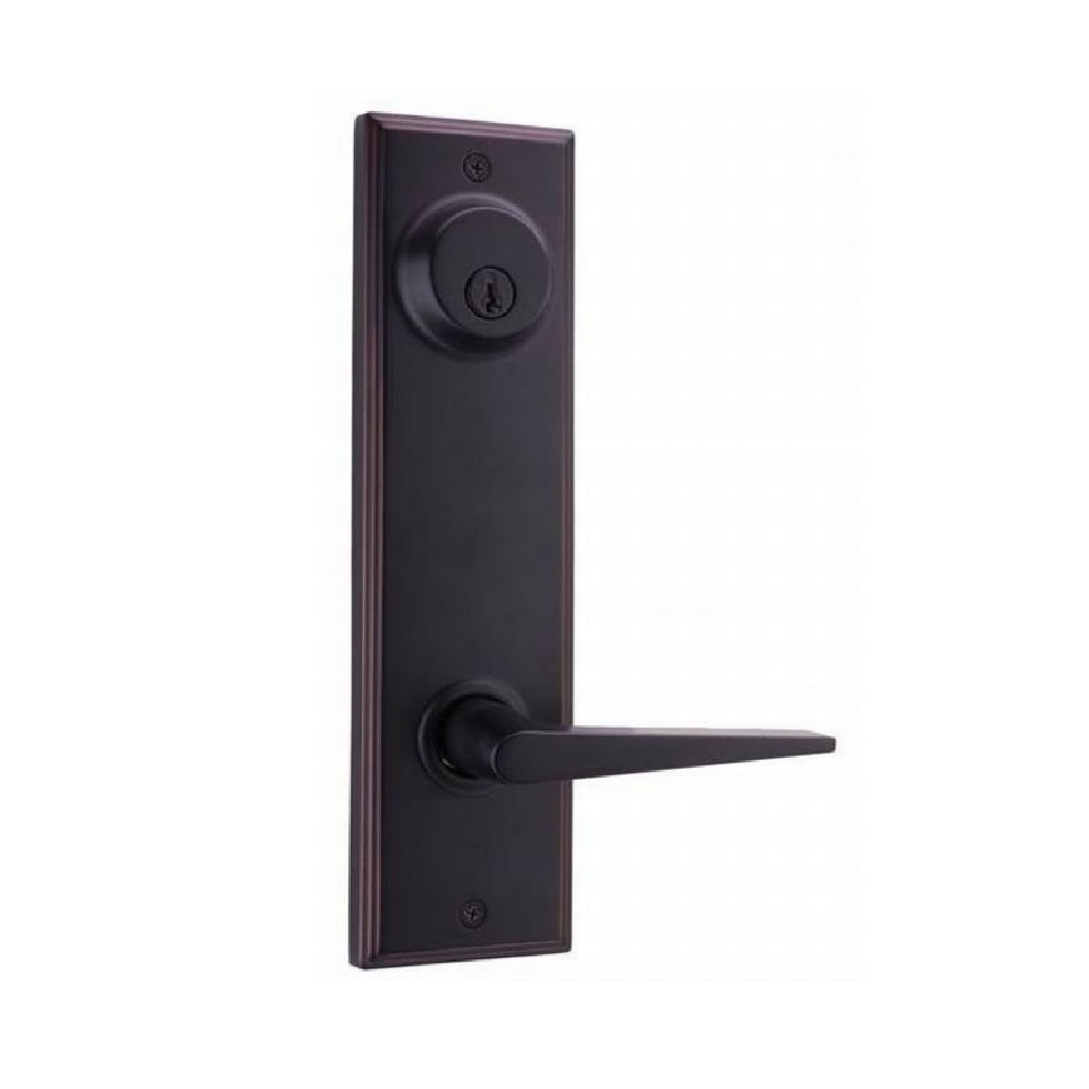 Weslock 06202--21SL2D Urbana Woodward Interior Double Cylinder Handleset, Oil Rubbed Bronze