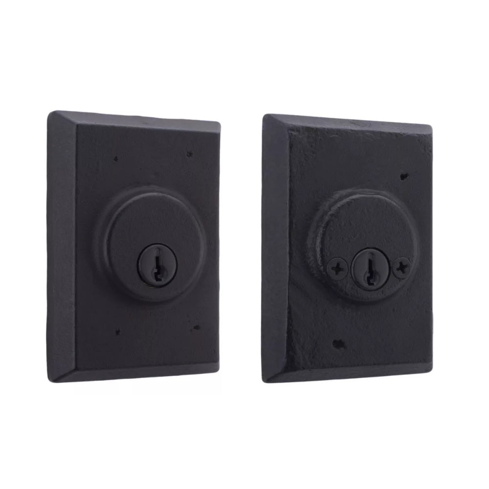 Weslock 07972-1-1SL23 Square Double Cylinder Deadbolt, Oil Rubbed Bronze