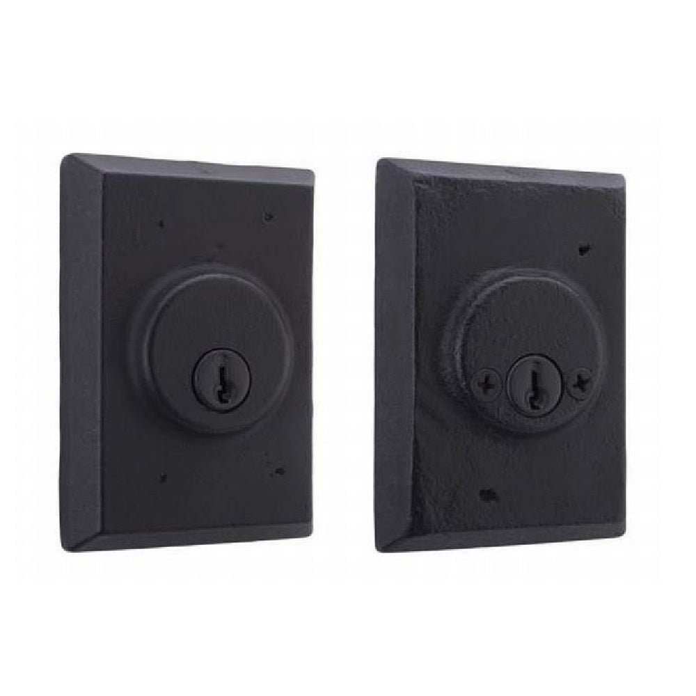 Weslock 07972-2-2SL23 Square Double Cylinder Deadbolt, Black