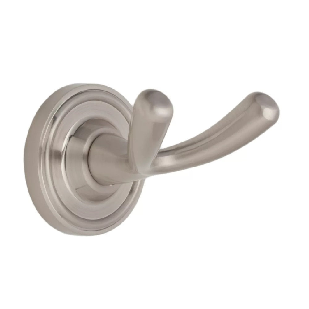 Weslock 9601SN Brady Back Plate Dual Robe Hook, Satin Nickel