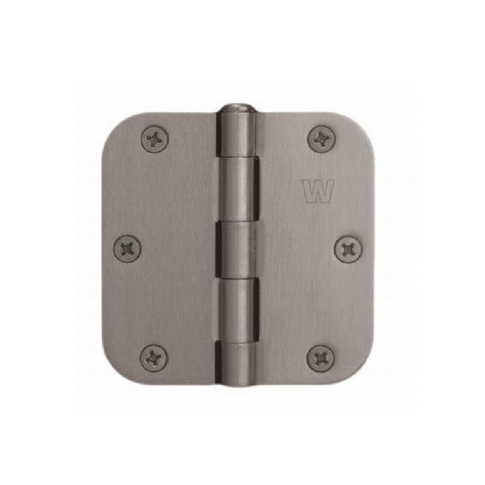 Weslock 70100XN-002 Radius Door Hinge, Satin Nickel, Pack-2