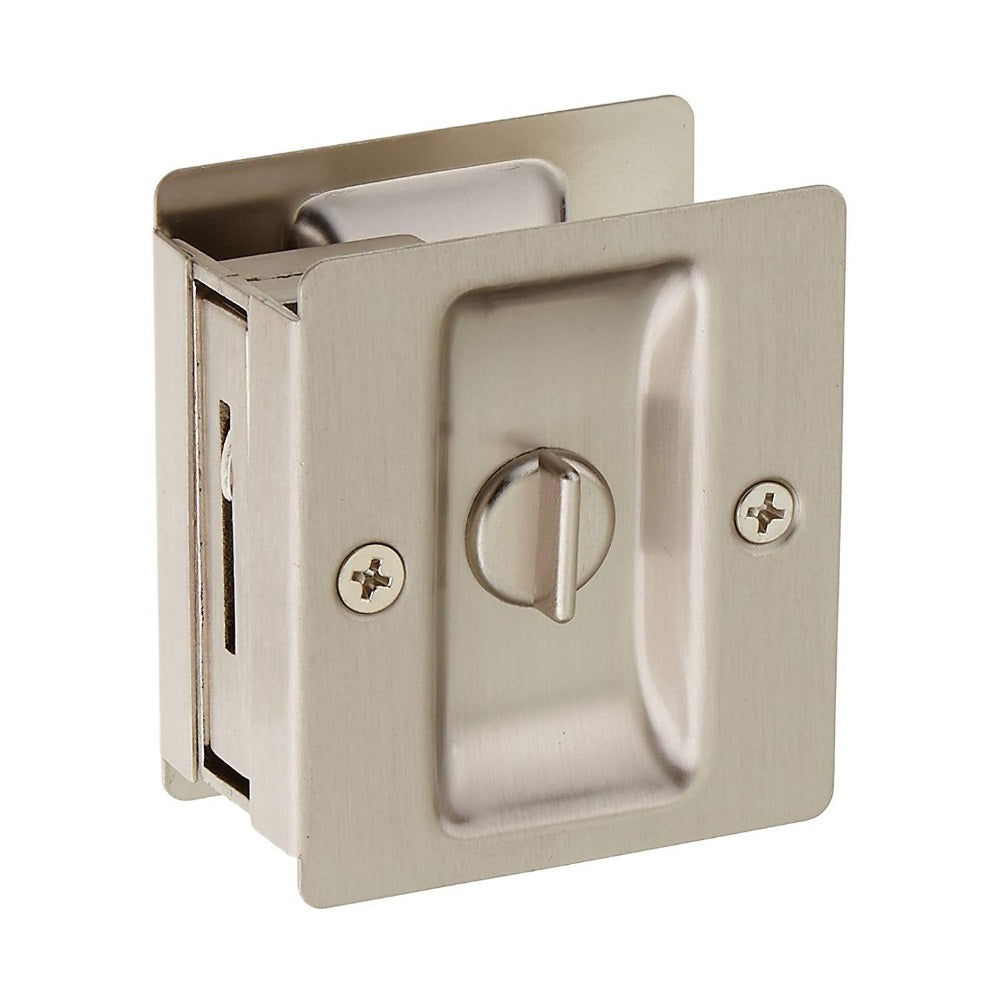 Weslock 00577XNXN Rectangular Privacy Pocket Door Lock, Satin Nickel