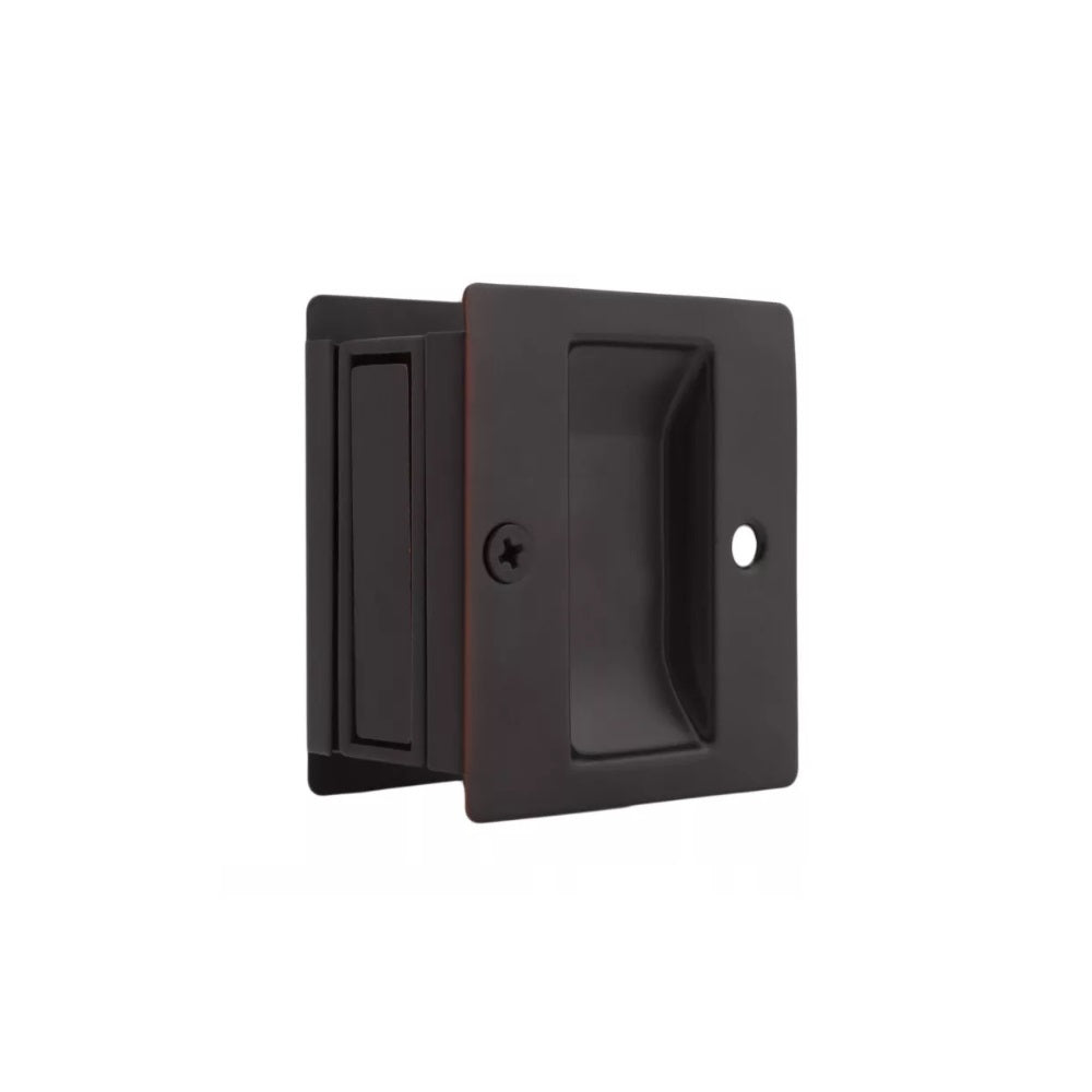 Weslock 00527X1X1 Rectangular Passage Pocket Door Lock, Oil Rubbed Bronze