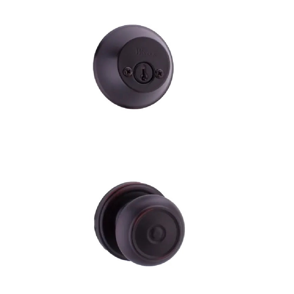 Weslock 02109--Z1SL2D Savannah Double Cylinder Interior Handleset, Oil Rubbed Bronze