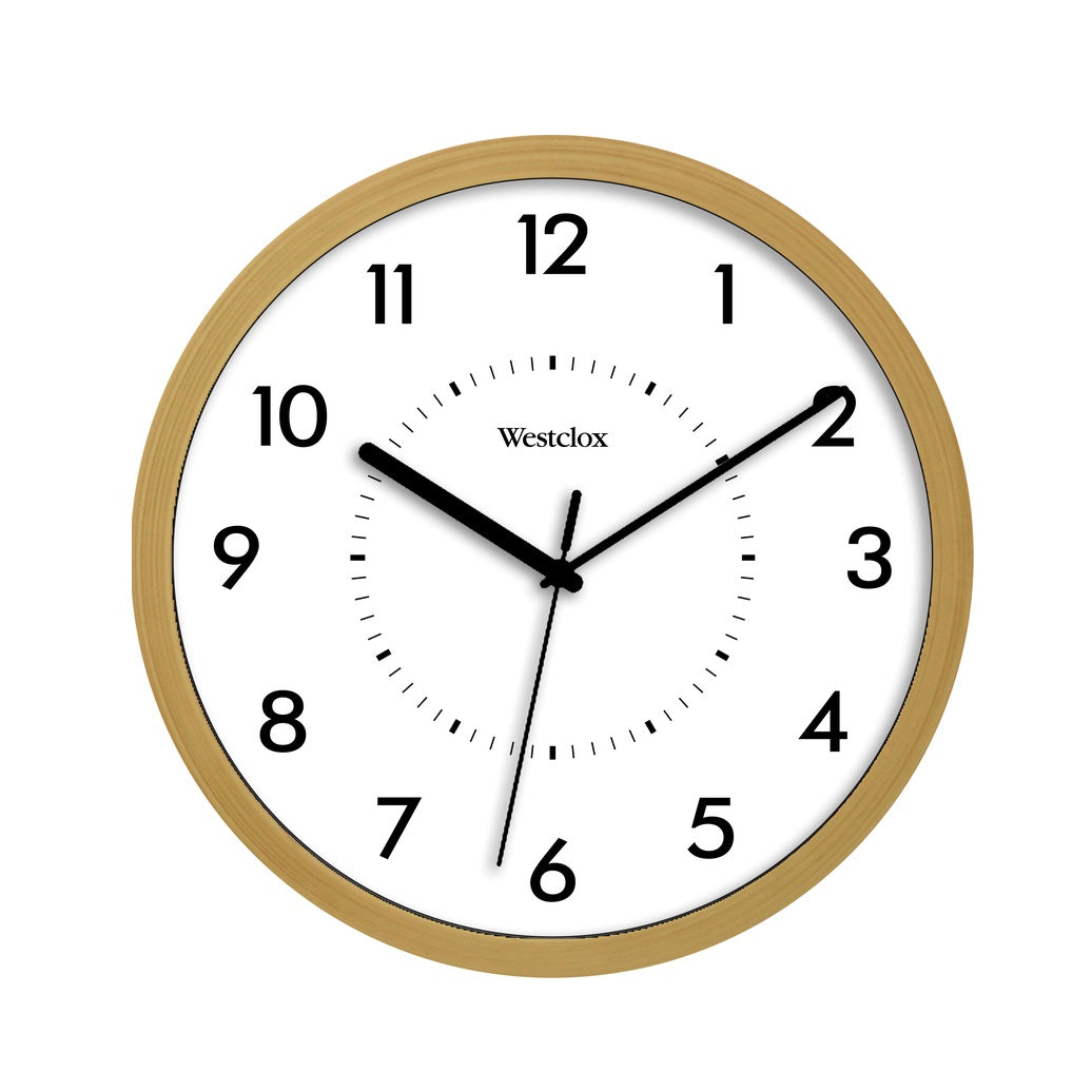 Westclox 32886O Indoor Contemporary Analog Wall Clock, 10 in x 10 in