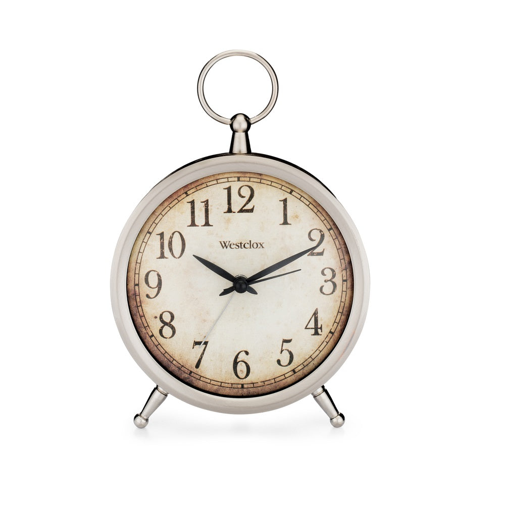 Westclox 49829V Big Ben Analog Alarm Clock, Silver