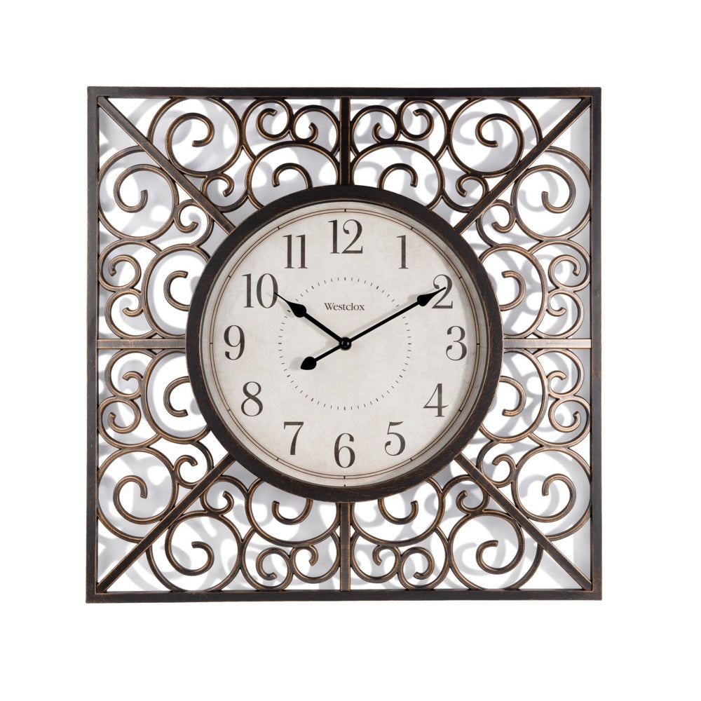 Westclox 33163 Wall Clock With Swirl