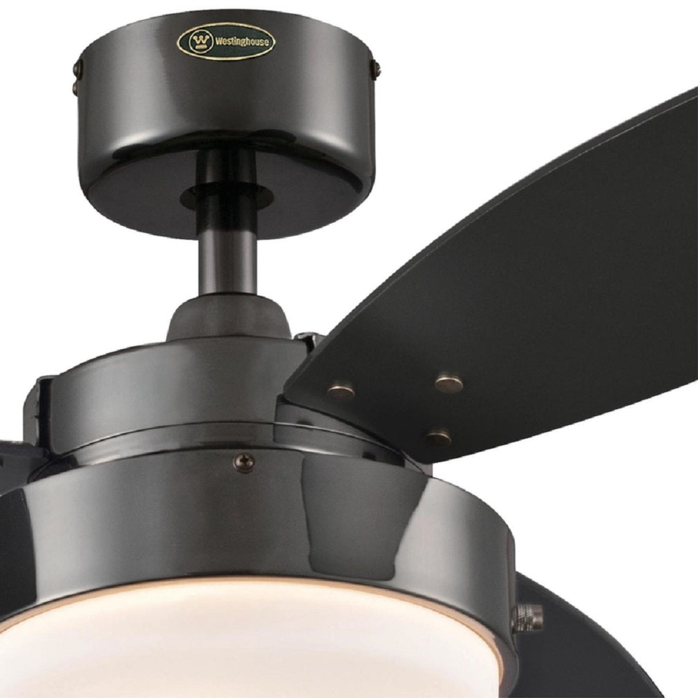 Westinghouse 72215 Alloy Indoor Ceiling Fan, Gun Metal, Black, 42 Inch