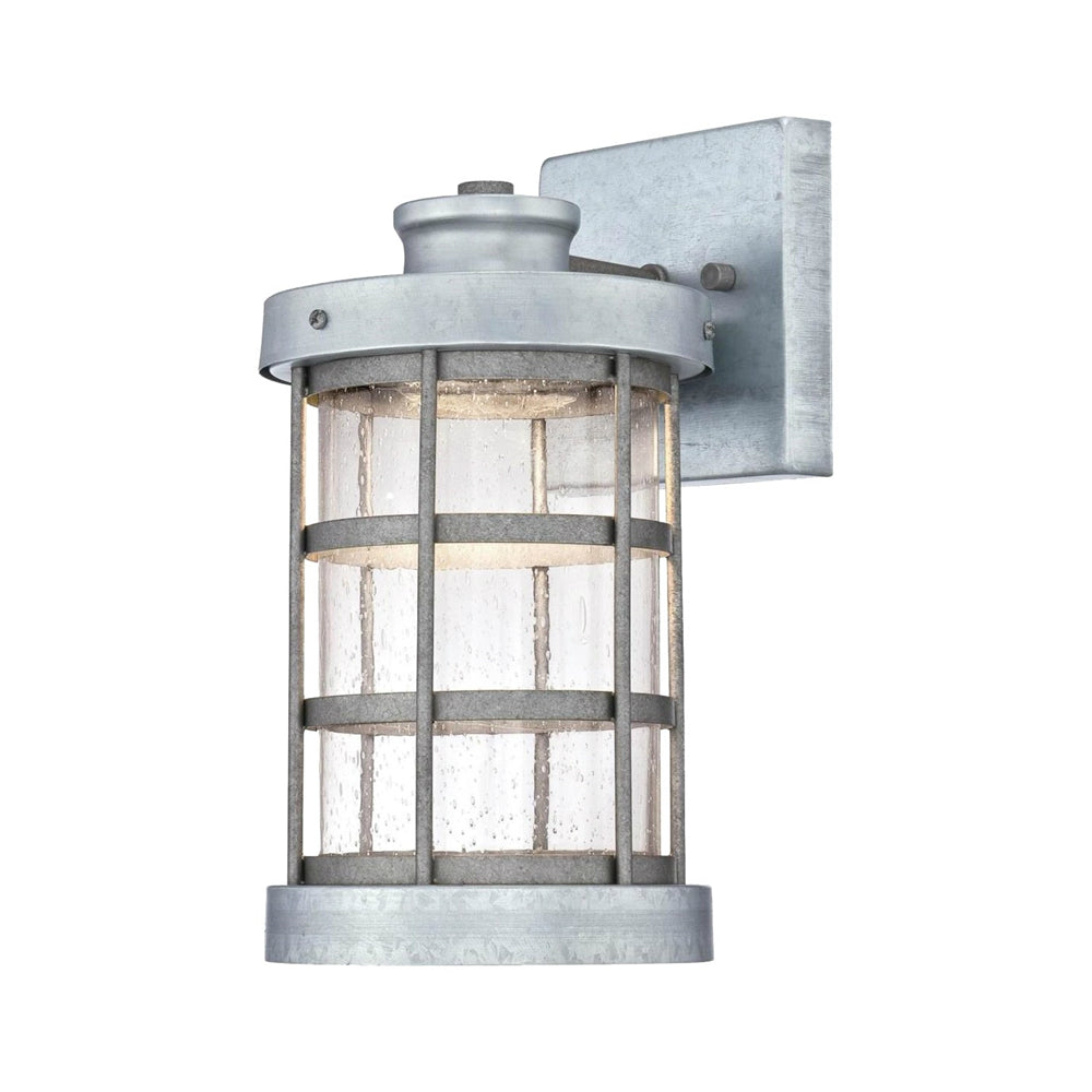 Westinghouse 63478 Barkley 1-Light Outdoor Integrated LED Wall Mount Lantern, Galvanized Steel