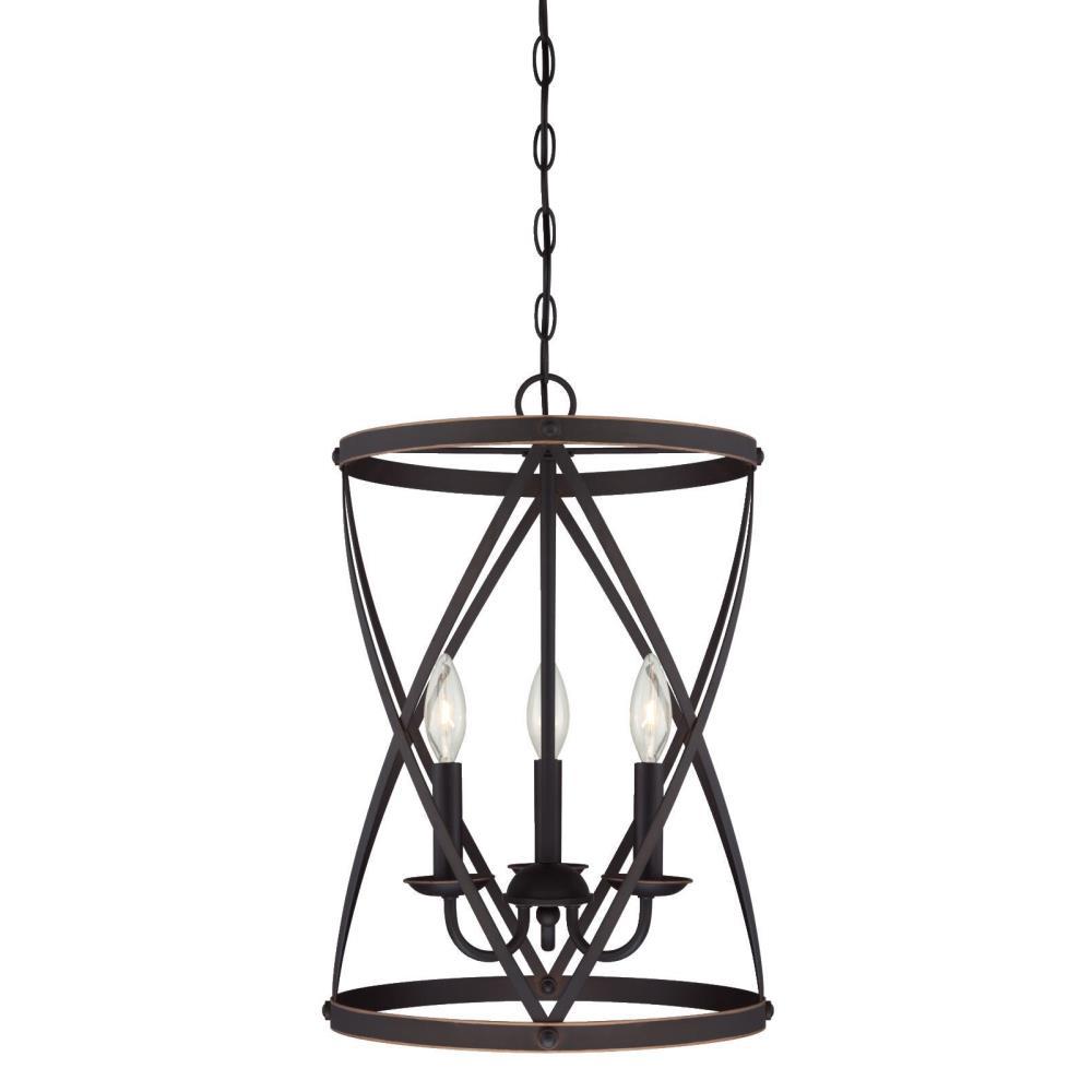 Westinghouse 63037 Isadora 3-Light Chandelier, Oil Rubbed Bronze