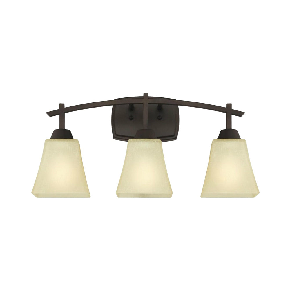 Westinghouse 63075 Midori 3-Light Wall Mount Bath Light, Oil Rubbed Bronze