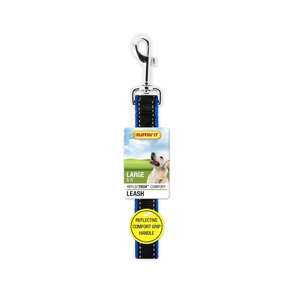 Westminster Pet 7N327116 Ruffin It  Reflective Dog Leash With Padded Handle, Large