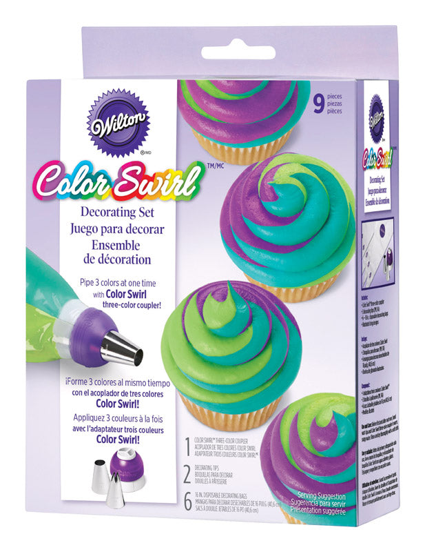 Wilton 2104-7072 Color Swirl Decorating Set