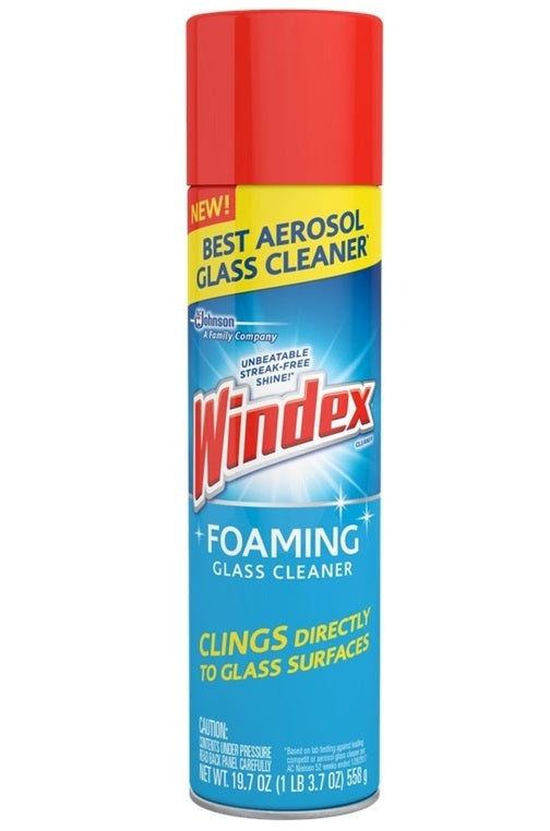 Windex 70875 Fresh Scent Foaming Glass Cleaner, 19.7 Oz