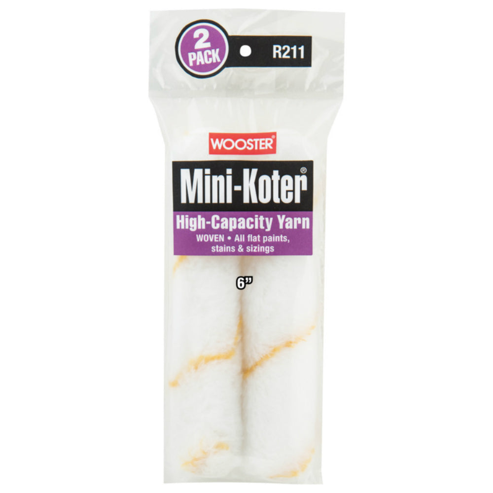 Wooster R211-6 Mini-Koter High-Capacity Yarn Roller, 6 in