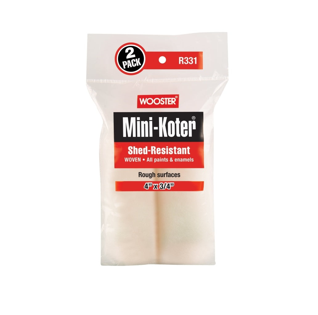 Wooster R331-4 Mini Koter Mini-Roller Cover, 3/4 inch X 4 inch
