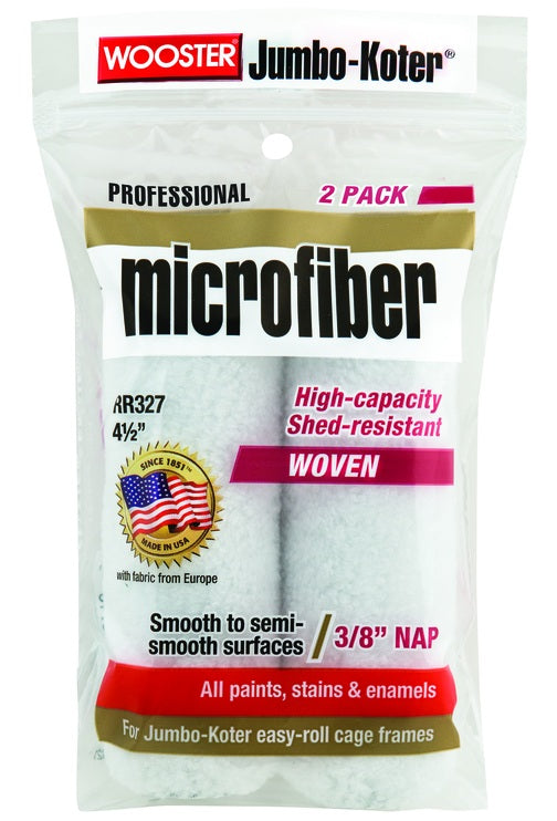 Wooster RR327-4-1/2 Jumbo-Koter Paint Roller Cover, Microfiber
