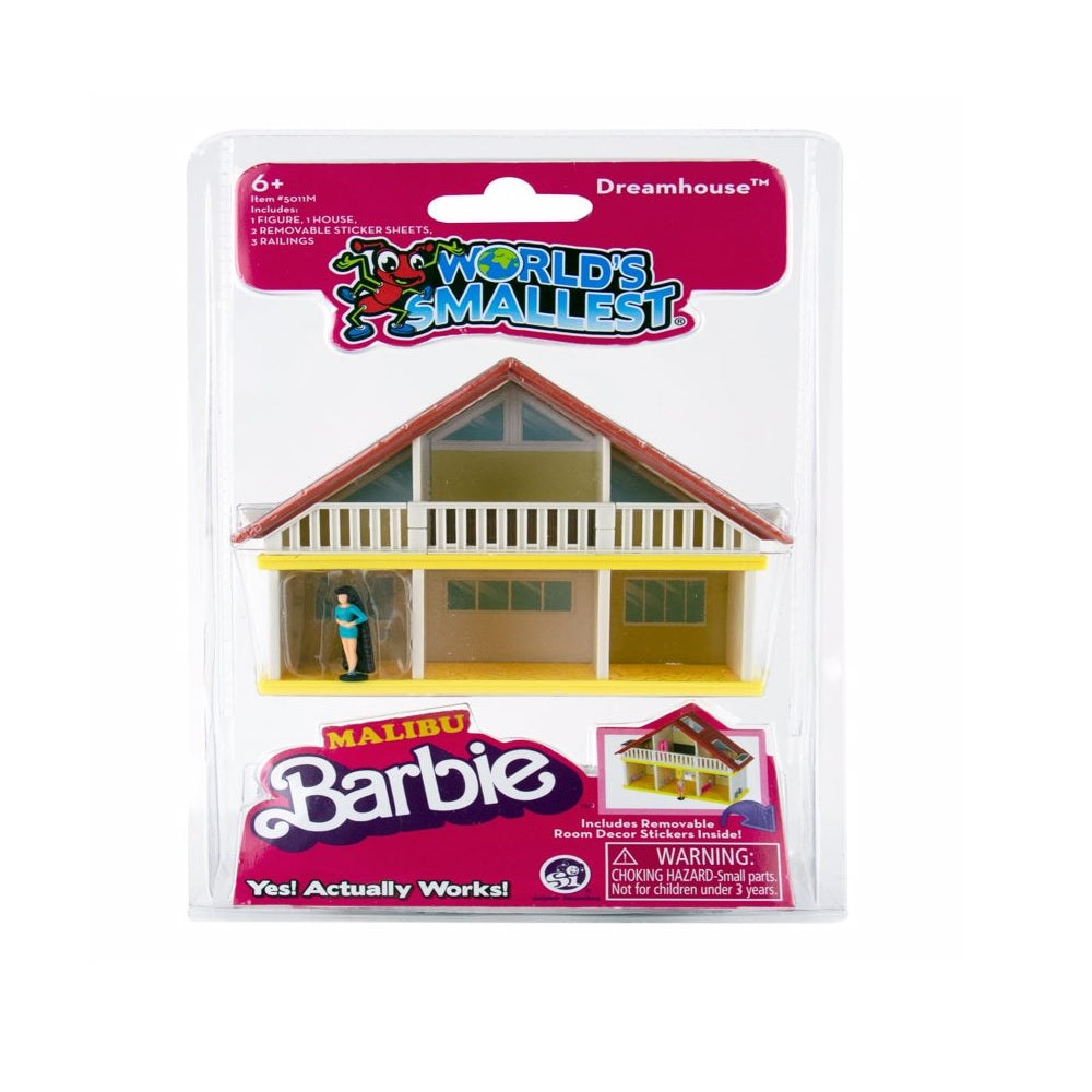 World's Smallest 5011M Dreamhouse Malibu Barbie, Multicolored