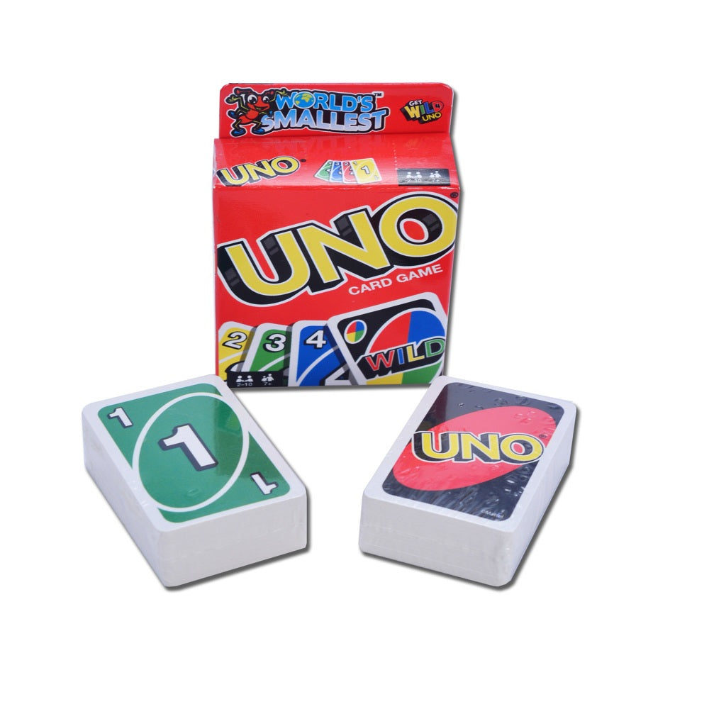 World's Smallest 568 Uno Card Game, Multicolored
