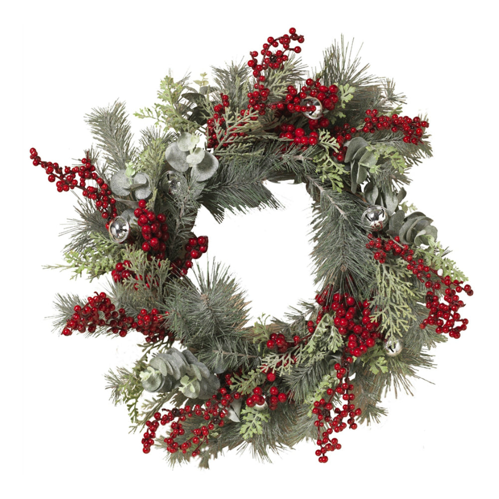 Worldwide Sourcing 2492710 Christmas Wreath, 24 In