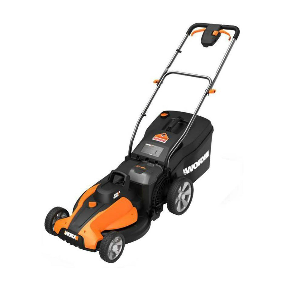 Worx WG744 Cordless Lawn Mower, 40V, 17"
