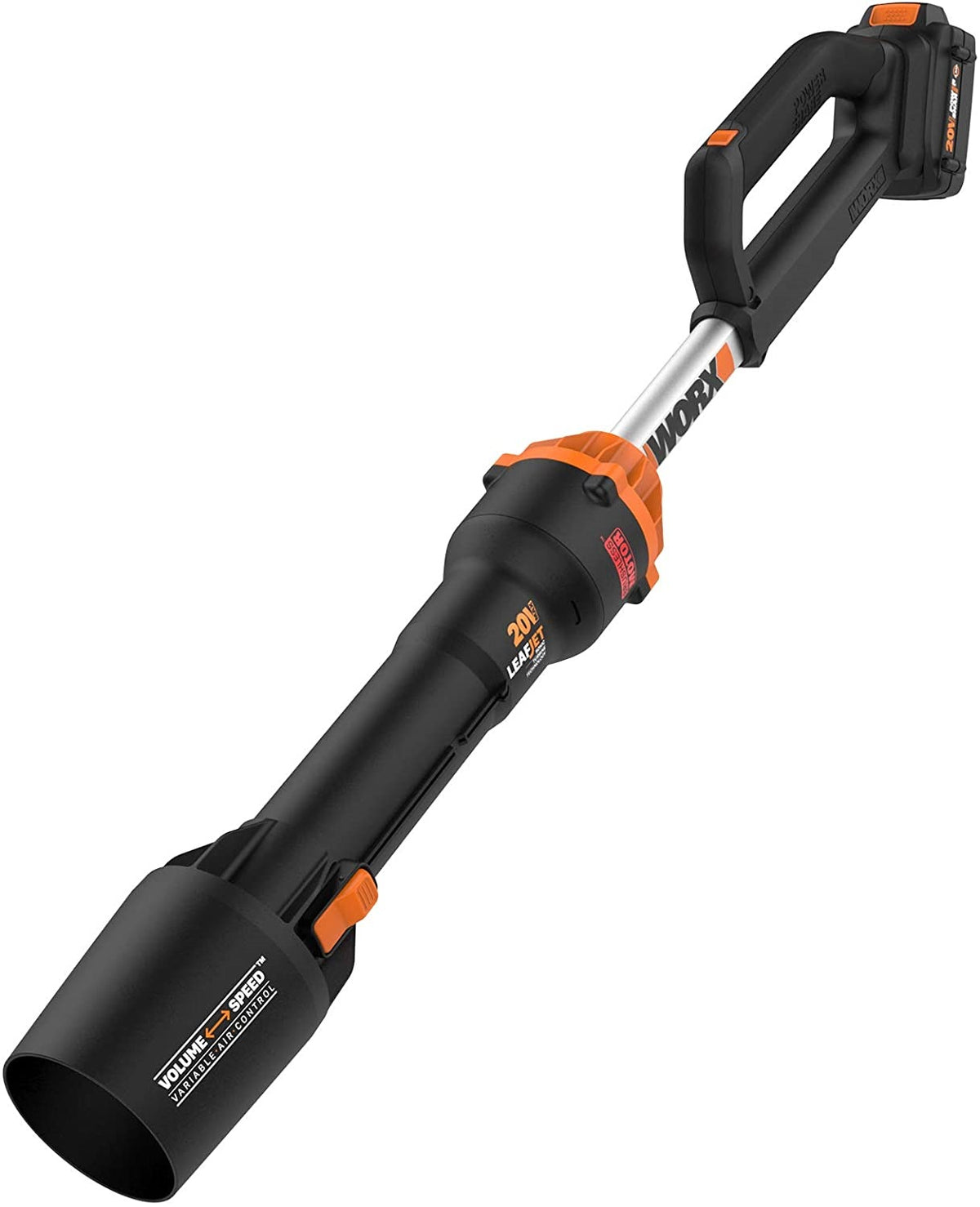 Worx WG543 Leafjet Cordless Leaf Blower, 410 cfm