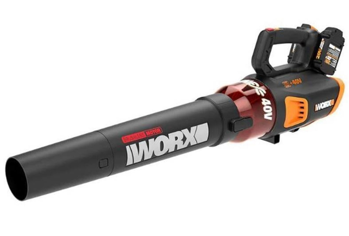 Worx WG584 Power Share Turbine Cordless Leaf Blower, 40 Volts