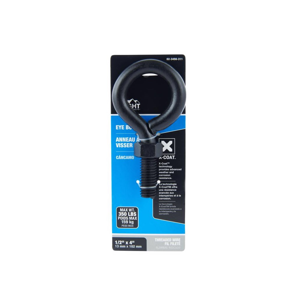Wright 02-3456-311 Eyebolt, Steel, Black