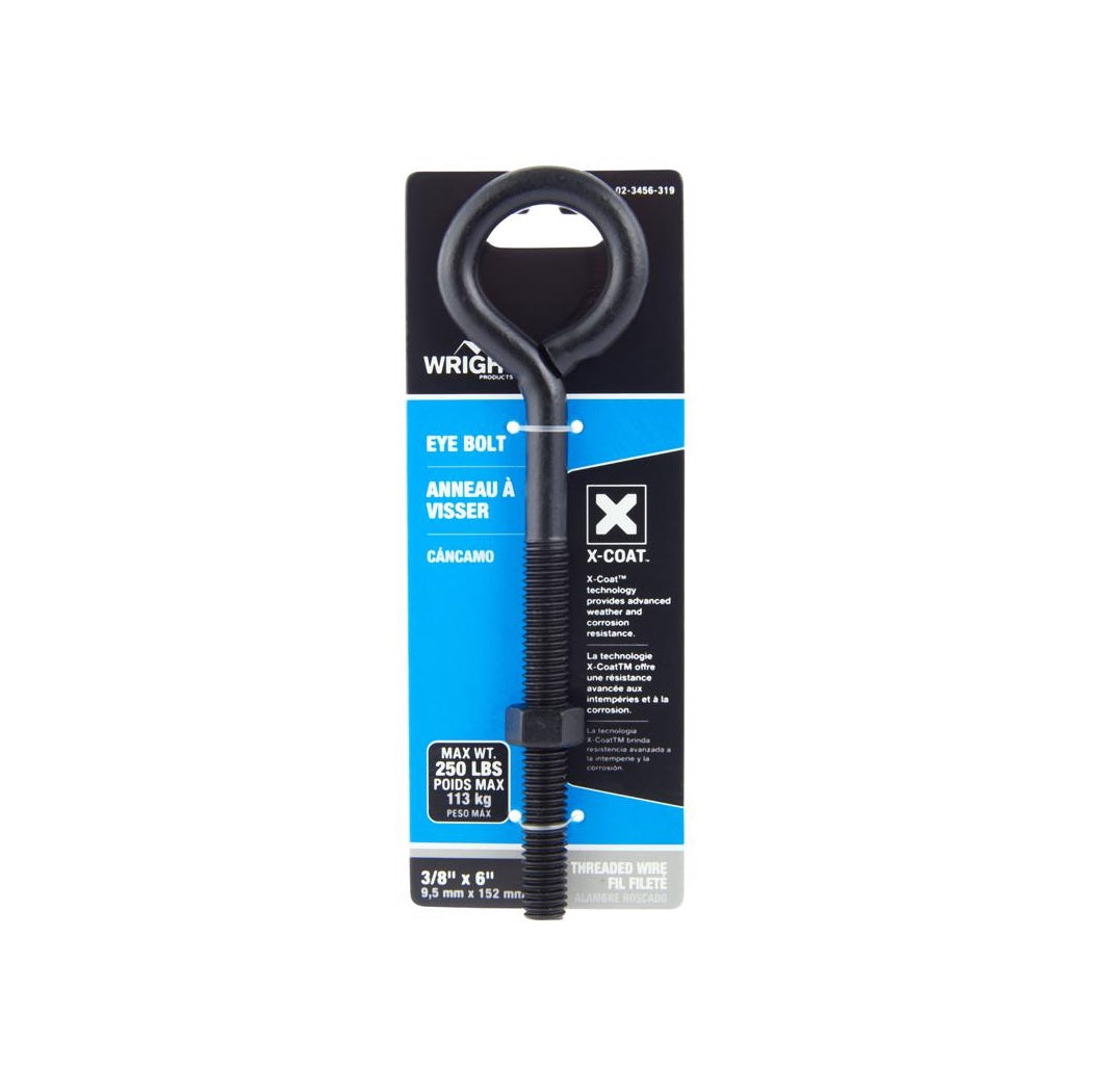 Wright 02-3456-319 Eyebolt, Black, Steel