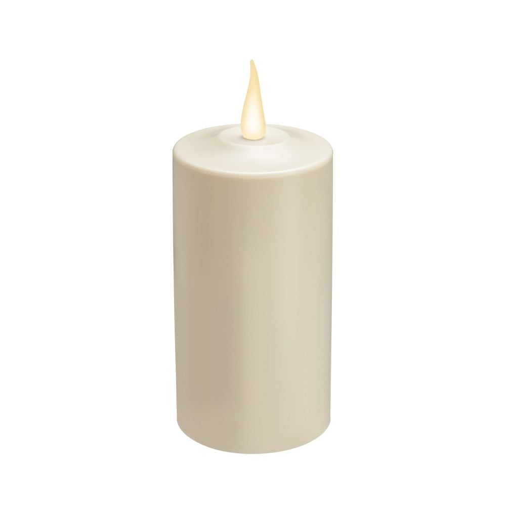 Xodus Innovations FPC1586 Alkaline Battery Candle Pillar, 6 Inch