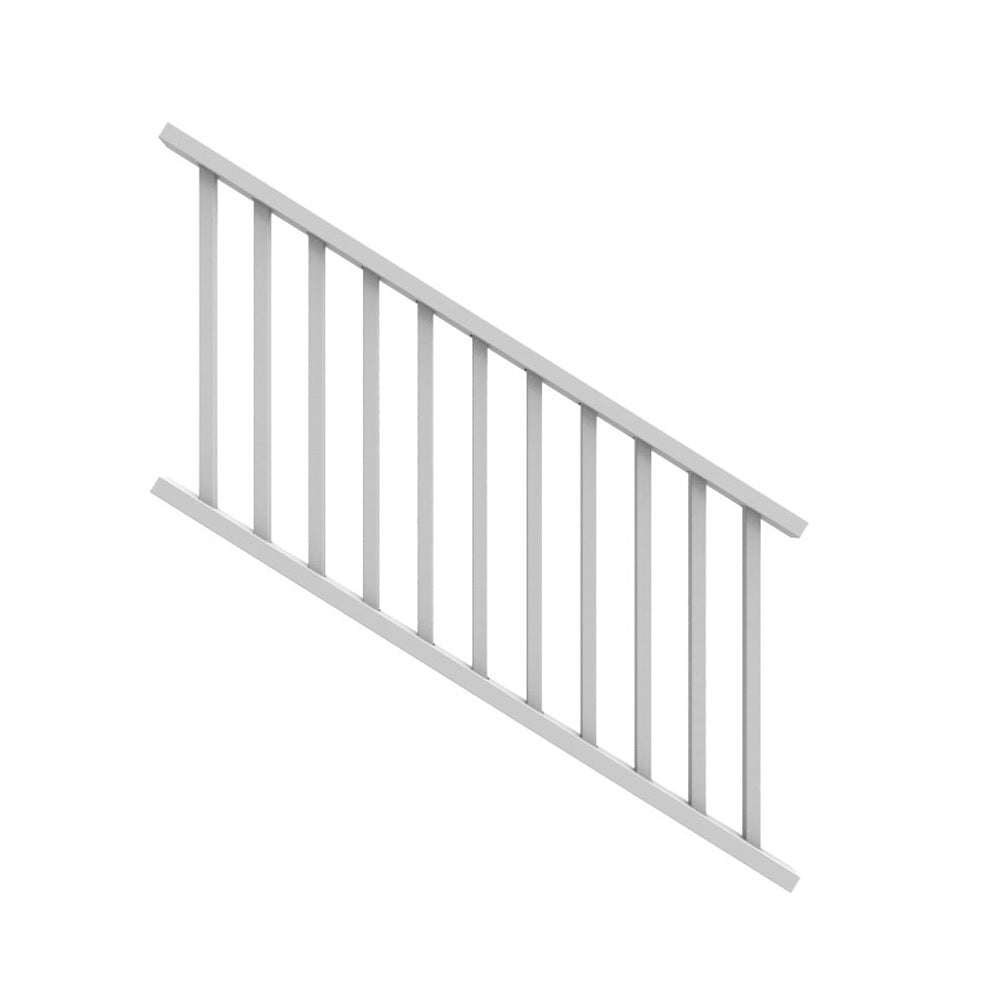 Xpanse 73024862 Select Vinyl Stair Rail Kit With Square Balusters, 6' x 36"