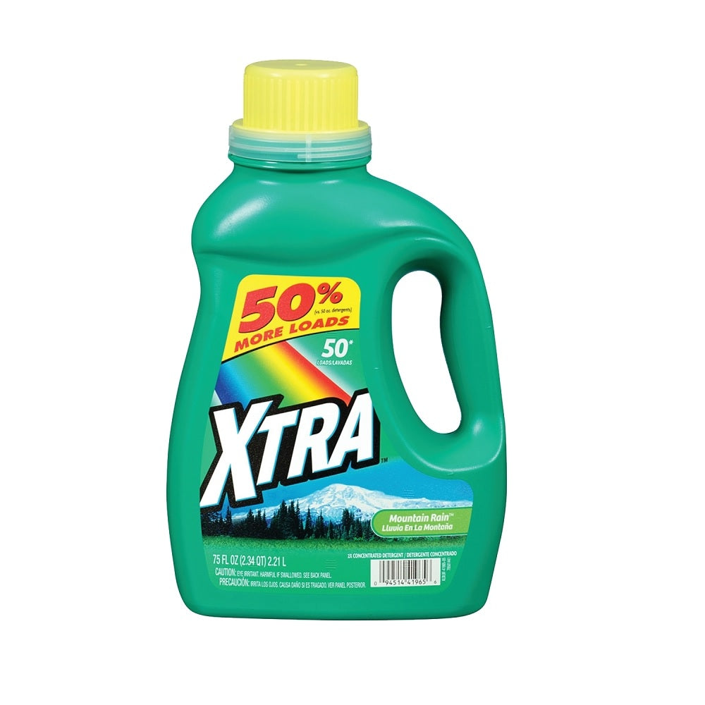 Xtra 00915 Laundry Detergent, 75 Ounce