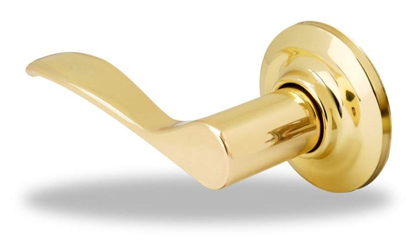 Yale 81NW3LH Norwood Left Hand Dummy Lever, Polished Brass