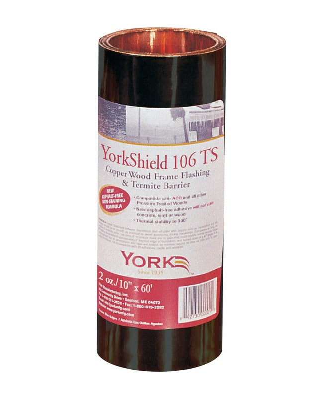 York RESYS0210 Yorkshield Copper Wood Frame Flashing & Termite Barrier