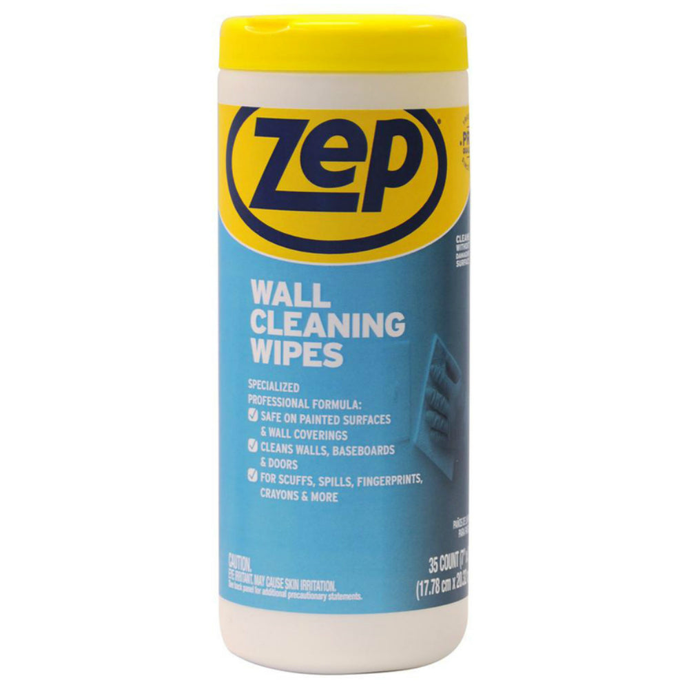Zep R42210 Wall Cleaning Wipes, 35 Count