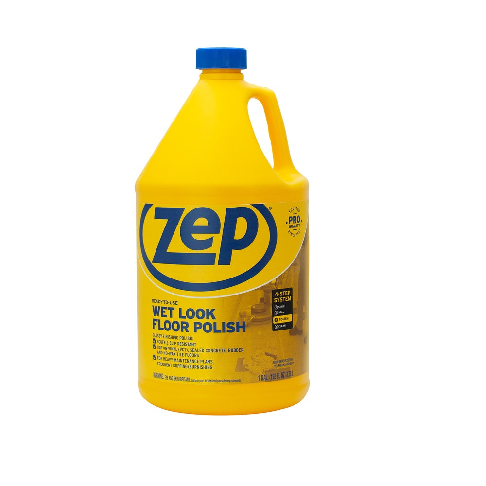 Zep ZUWLFF128 Professional Strength Wet Look Floor Finish, 128 Oz